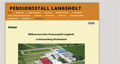 Desktop Screenshot of langsholt.de